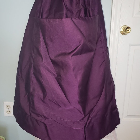 Vintage 1950's Silk Custom Dress, M - Picture 13 of 16